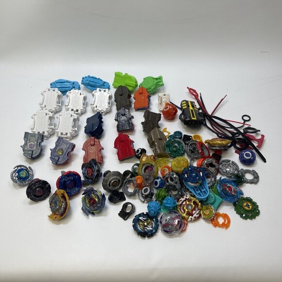 TOMY Other - Huge Lot of Beyblade Burst Parts Launchers & Accessories Mixed Set